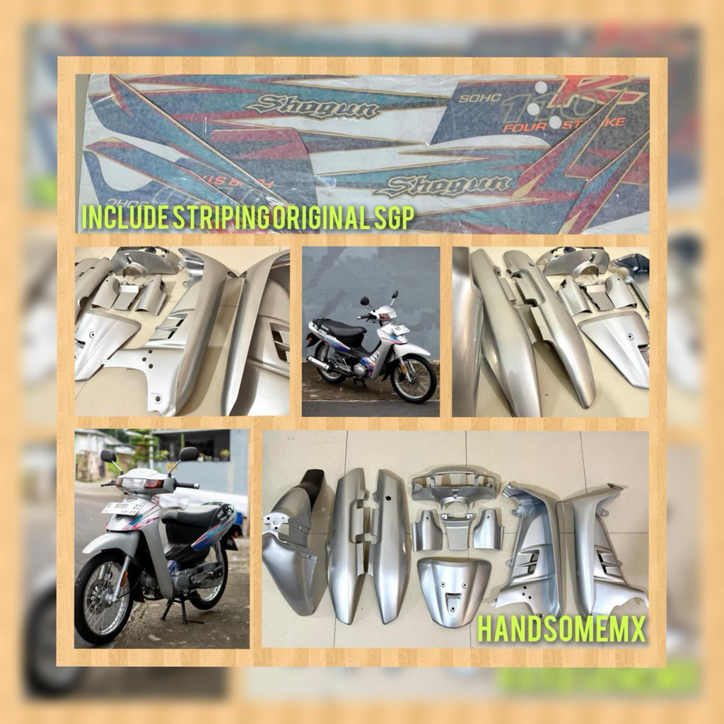 body set suzuki shogun 110 sgp body set shogun kebo 110 sgp body shogun sayap shogun kebo cover body