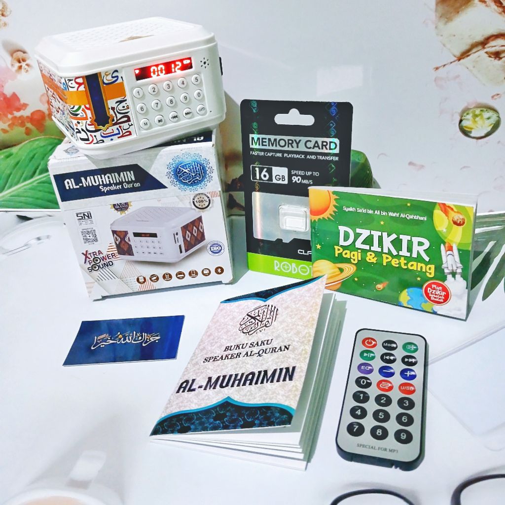 Al Muhaimin Speaker Quran Murottal TP600BT 16 GB Remote