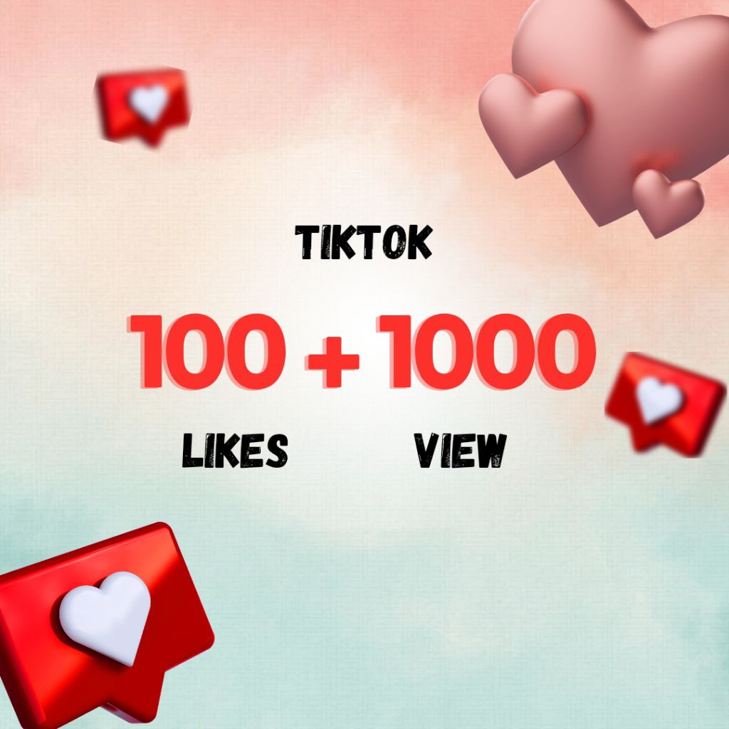 paket fyp tiktok 100 like+1000 view permanen || proses cepat || kualitas high || no drop