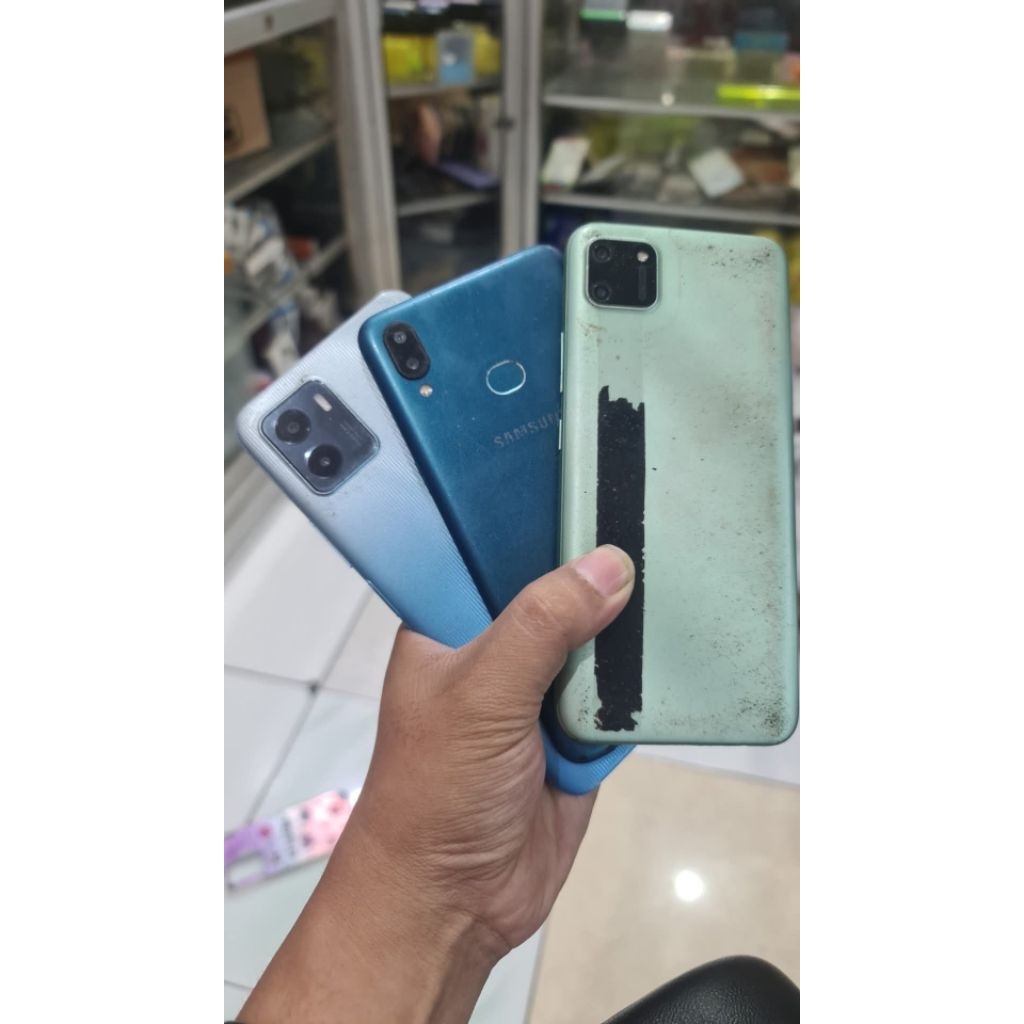 minusan realme C11, A10s, Y15s