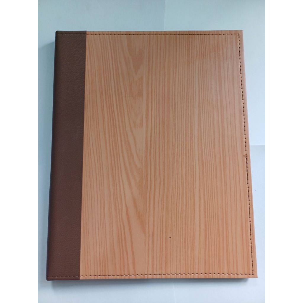 

Cover Buku Menu Bahan HPL Coklat Muda POLOS