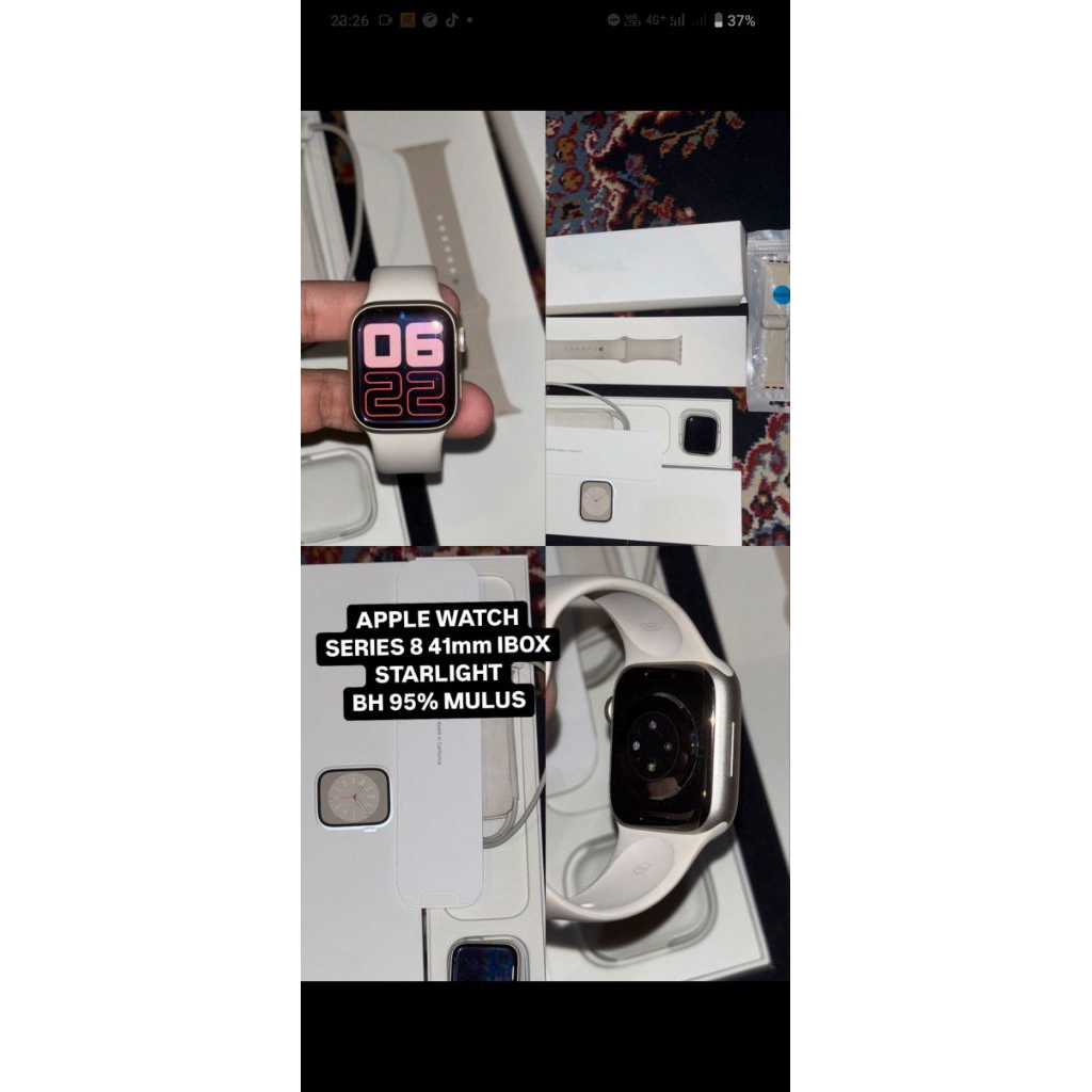 APPLE WATCH SERIES 8 STARLIGHT IBOX