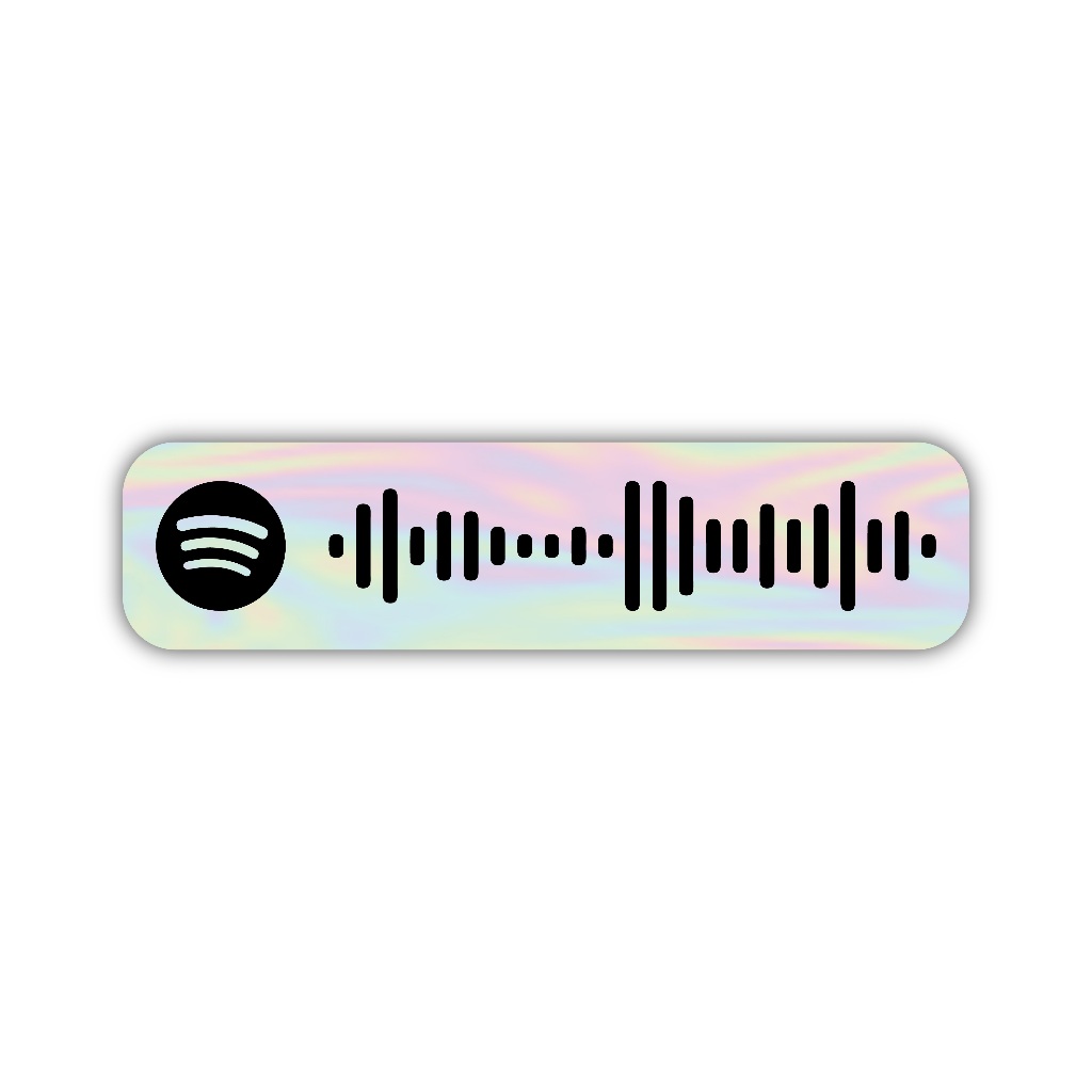 

Z347 sticker spotify aesthetic, stiker hologram satuan