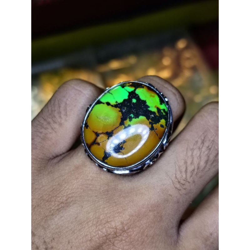 NATURAL PIRUS HUBEI RING PERAK HANDMADE