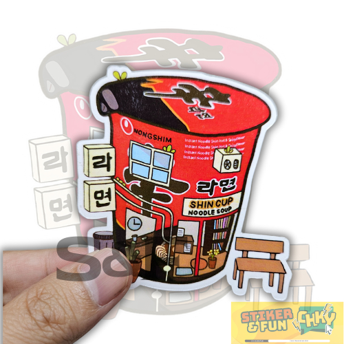 

Stiker Sticker Vinyl Laminasi NOODLES MINI STORE