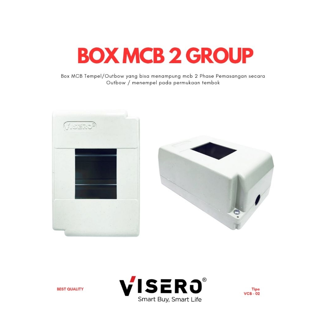 Box MCB 2 Group / Box MCB 2 Phase / Box Fuse Outbow Tempel Abu Visero
