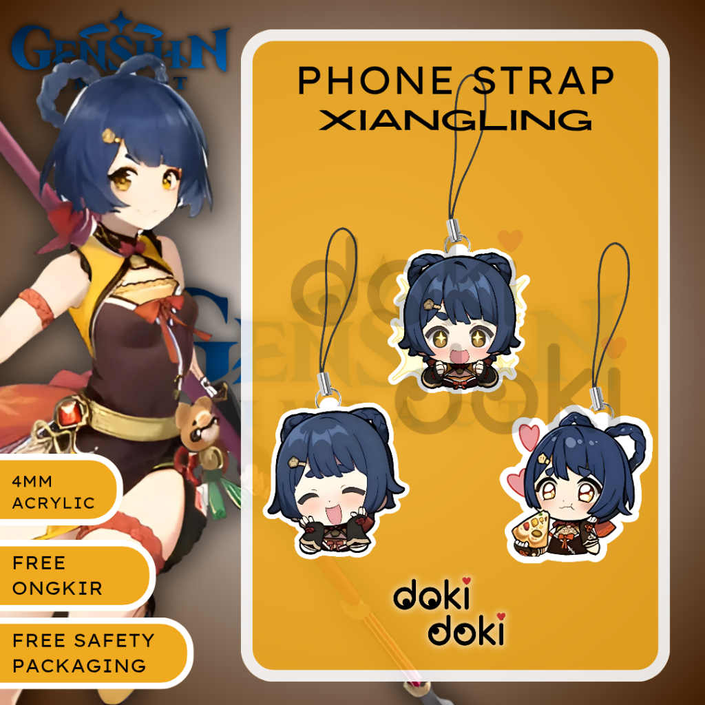 PHONE STRAP XIANGLING GENSHIN IMPACT