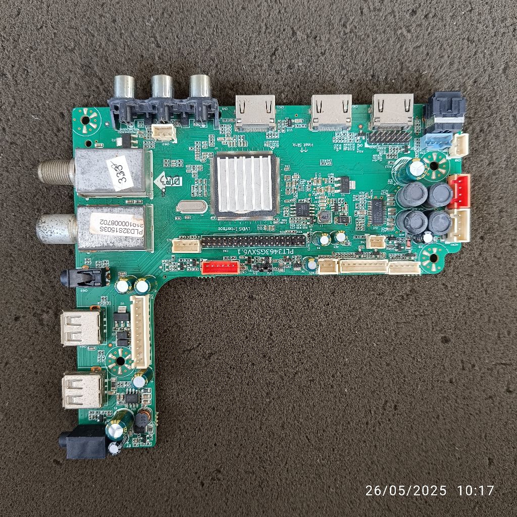 Mb mobo mainboard led tv Polytron digital PLD 32S1503 / S original copotan