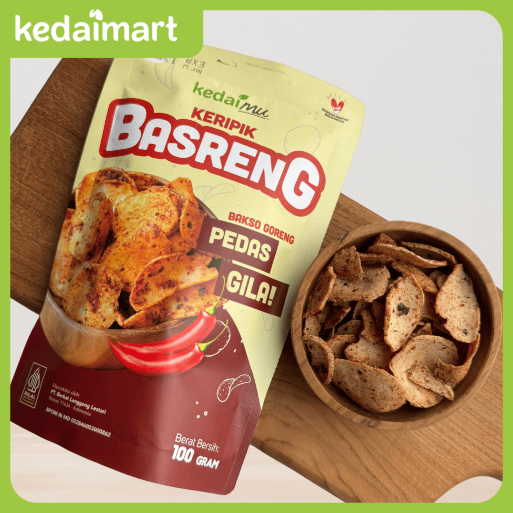 

KedaiMu Keripik Basreng Pedas Gila 100 Gram