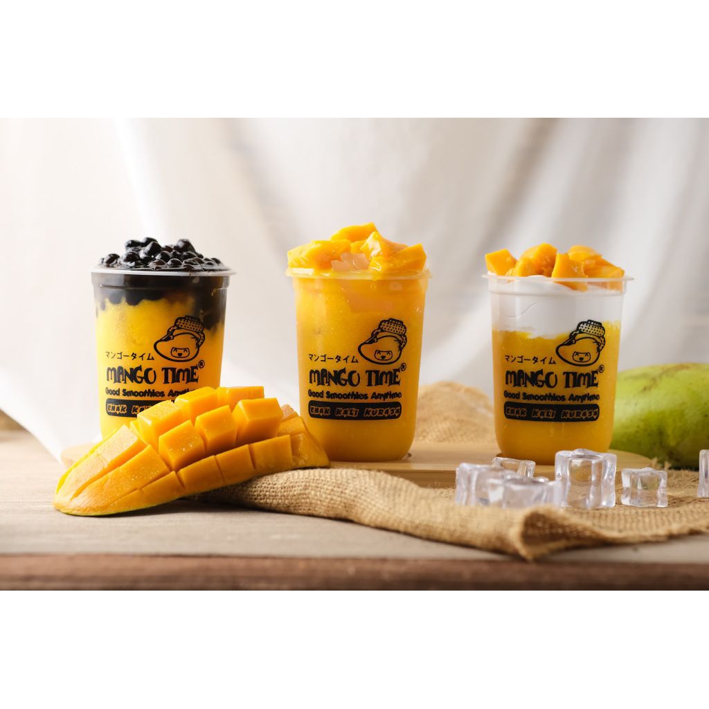 

Smoothies Mango 3cup/100%buah asli/PROMO special LIVE/murah