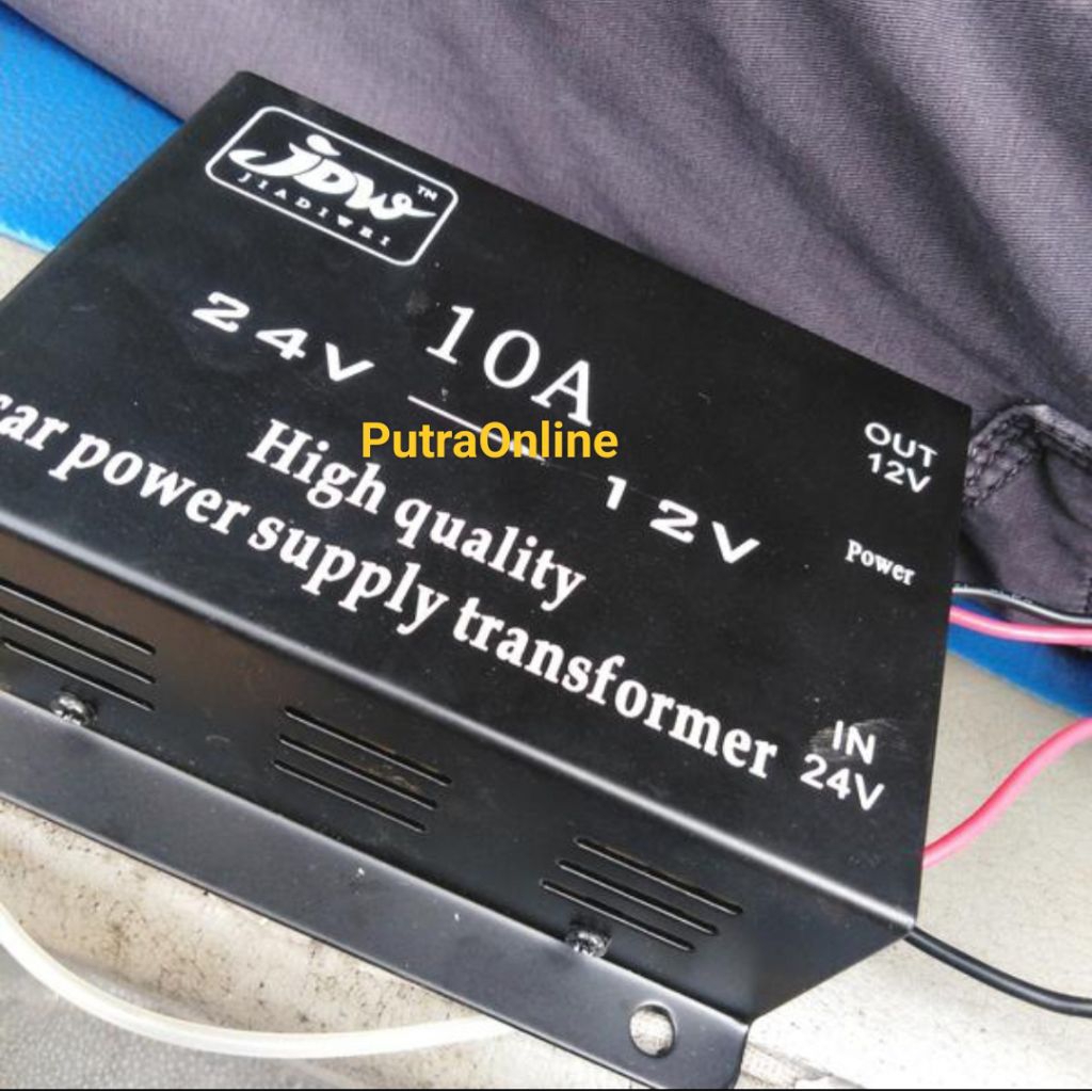 Step Down 10A DC 24V - 12V JDW / step down 10 Amper DC 24V ke 12V