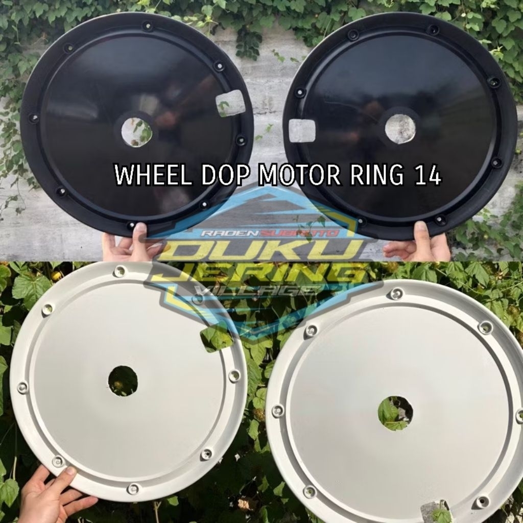 WHEEL DOP MOTOR RING 14 WELDOP RING 14 4 PCS DEPAN BELAKANG wheeldop