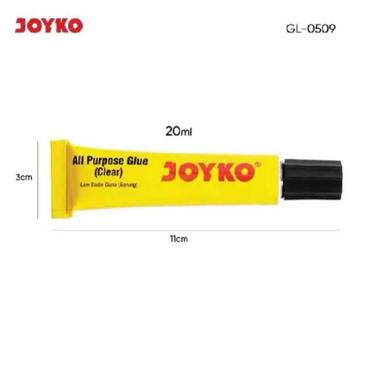 

Liquid Glue GL-0509 Lem Kertas Cair JOYKO 20ml / Lem Bening UHU