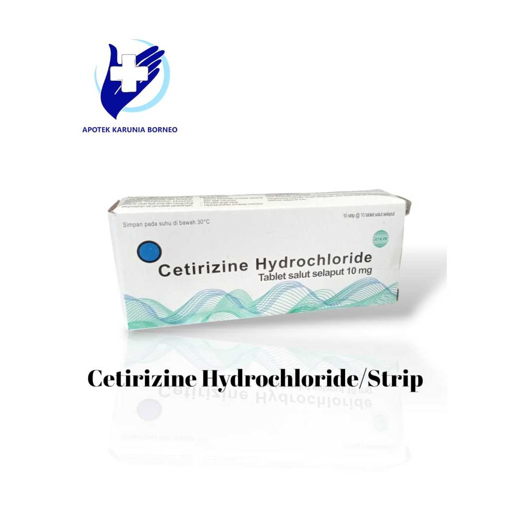 Cetirizine Hydrochloride Strip 10 Tablet
