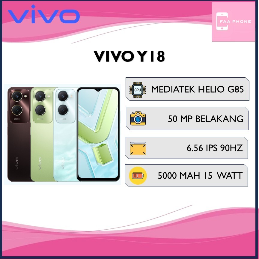 VIVO Y18 RAM 6GB ROM 128GB