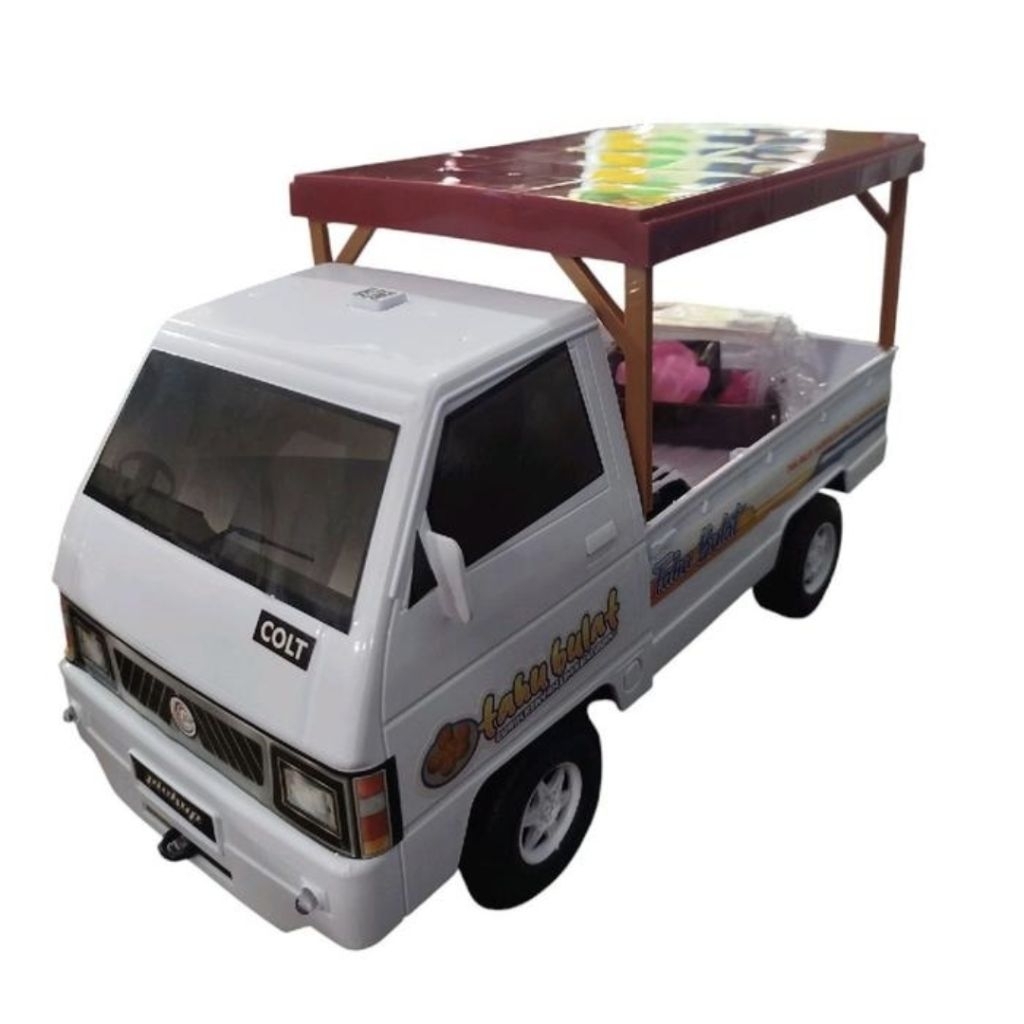 JUMBO MOBIL TELOLET TAHU BULAT REMOTE CONTROL RC PICK UP TRUK JUALAN MAKANAN MUSIK LEE NYALA TRUCK C