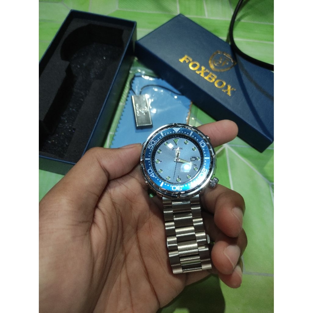 Jam Tangan Foxbox Tuna Mesin Miyota 2115