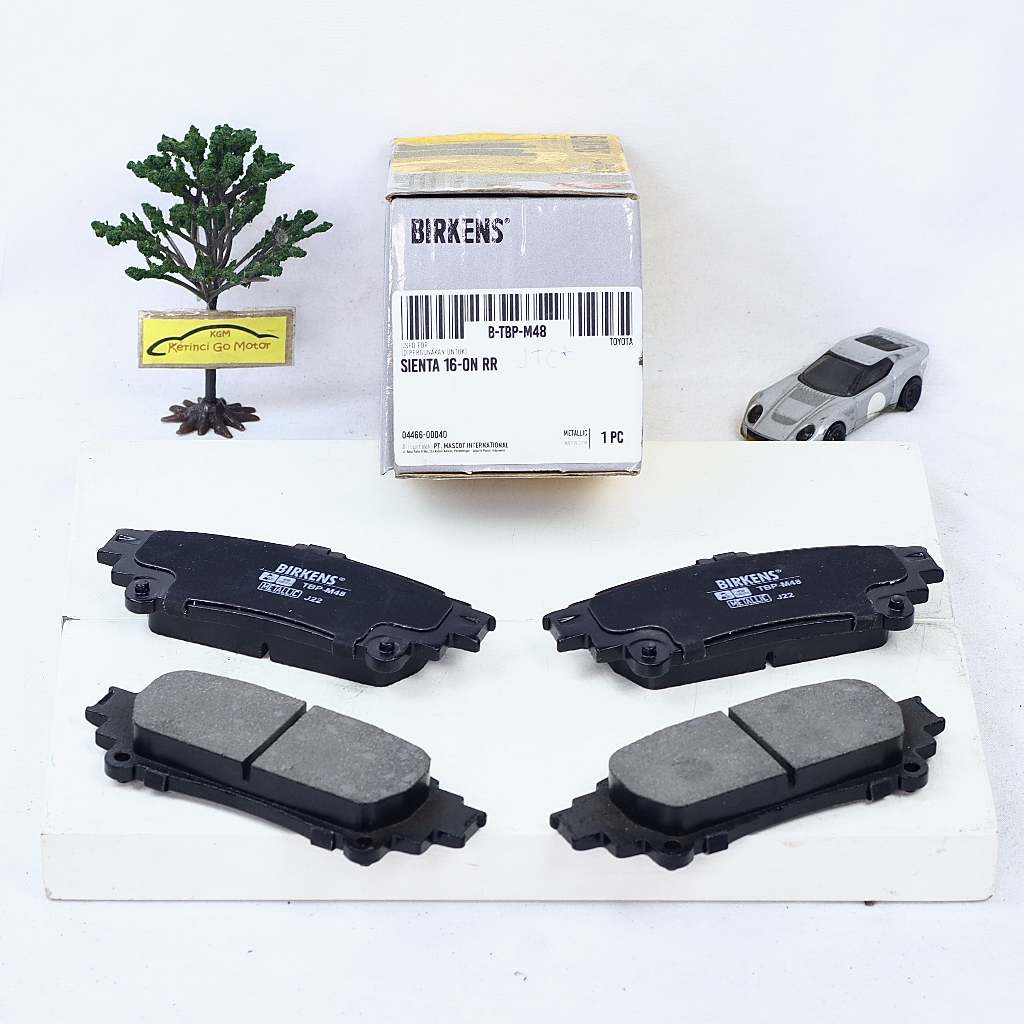 Birkens TBP-M48 Kampas Rem Belakang Brake Pad Sienta 16-On Lexus RX270 11-15