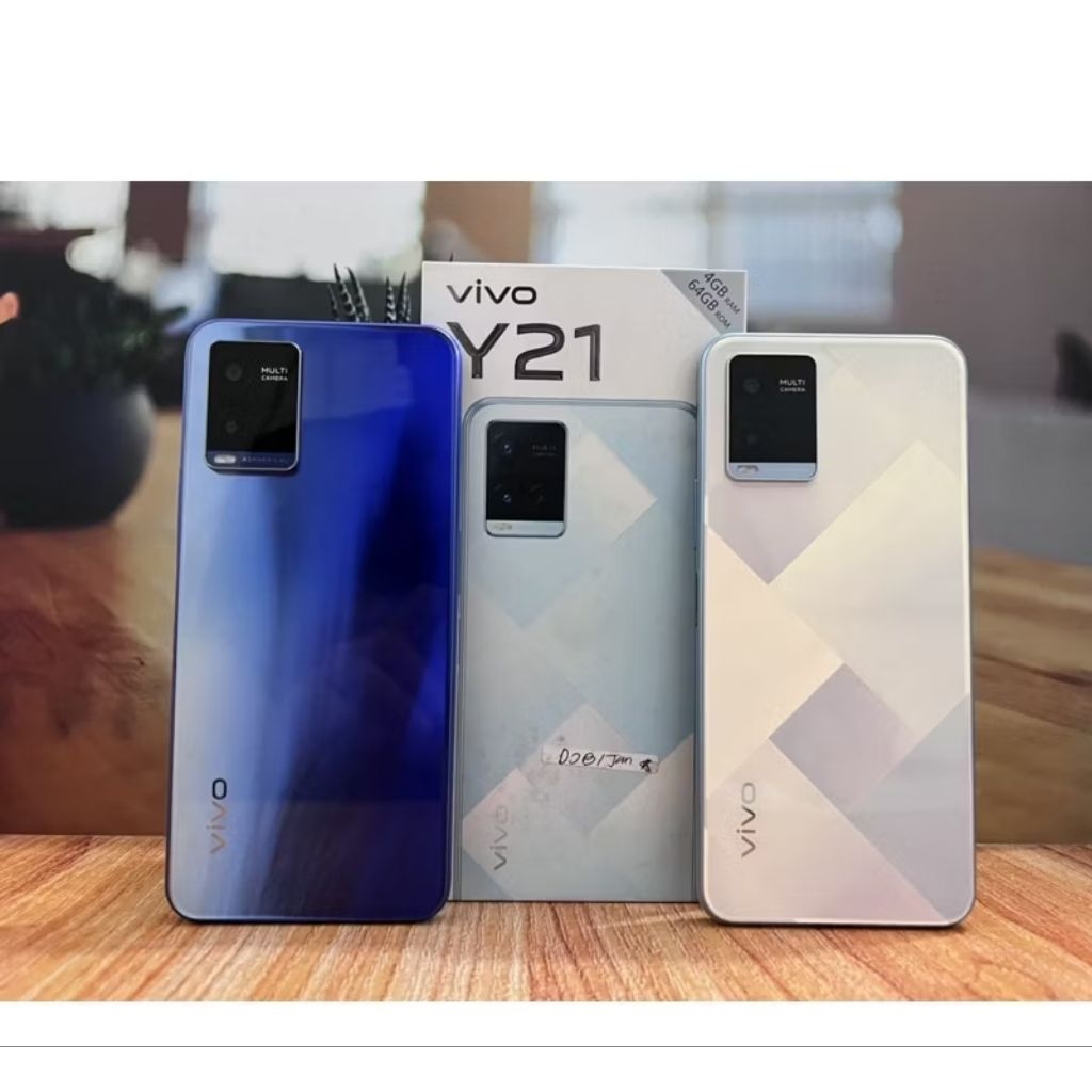 Promo flash sale handphone Vivo Y21 second original resmi bonus acc