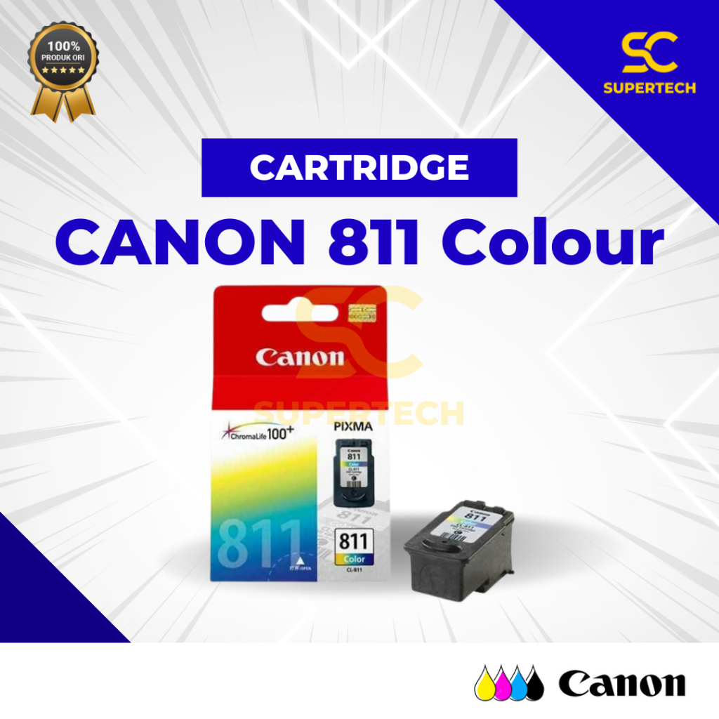 Cartridge Canon 811 Colour Original - Canon 811