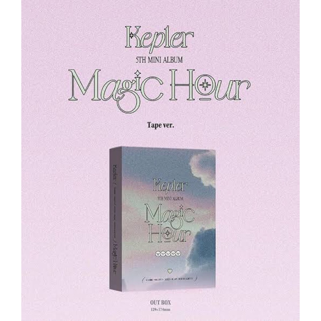 READY STOCK OFFICIAL KEP1ER MAGIC HOUR TAPE VERSION SIGNED
