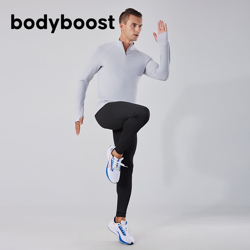 BODYBOOST | Elite Half-Zip | Baju Panjang Half-Zip