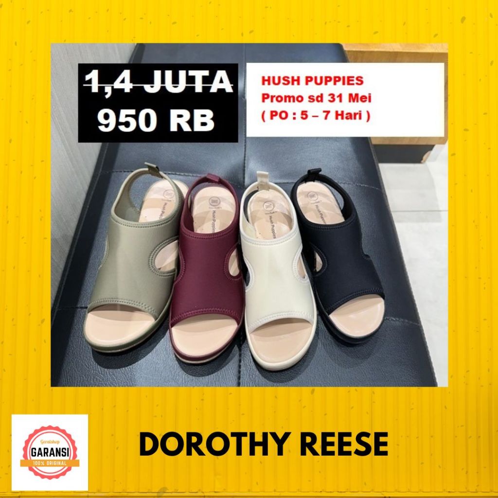 Sandal Hush Puppies Seri DOROTHY REESE 100% Original Store