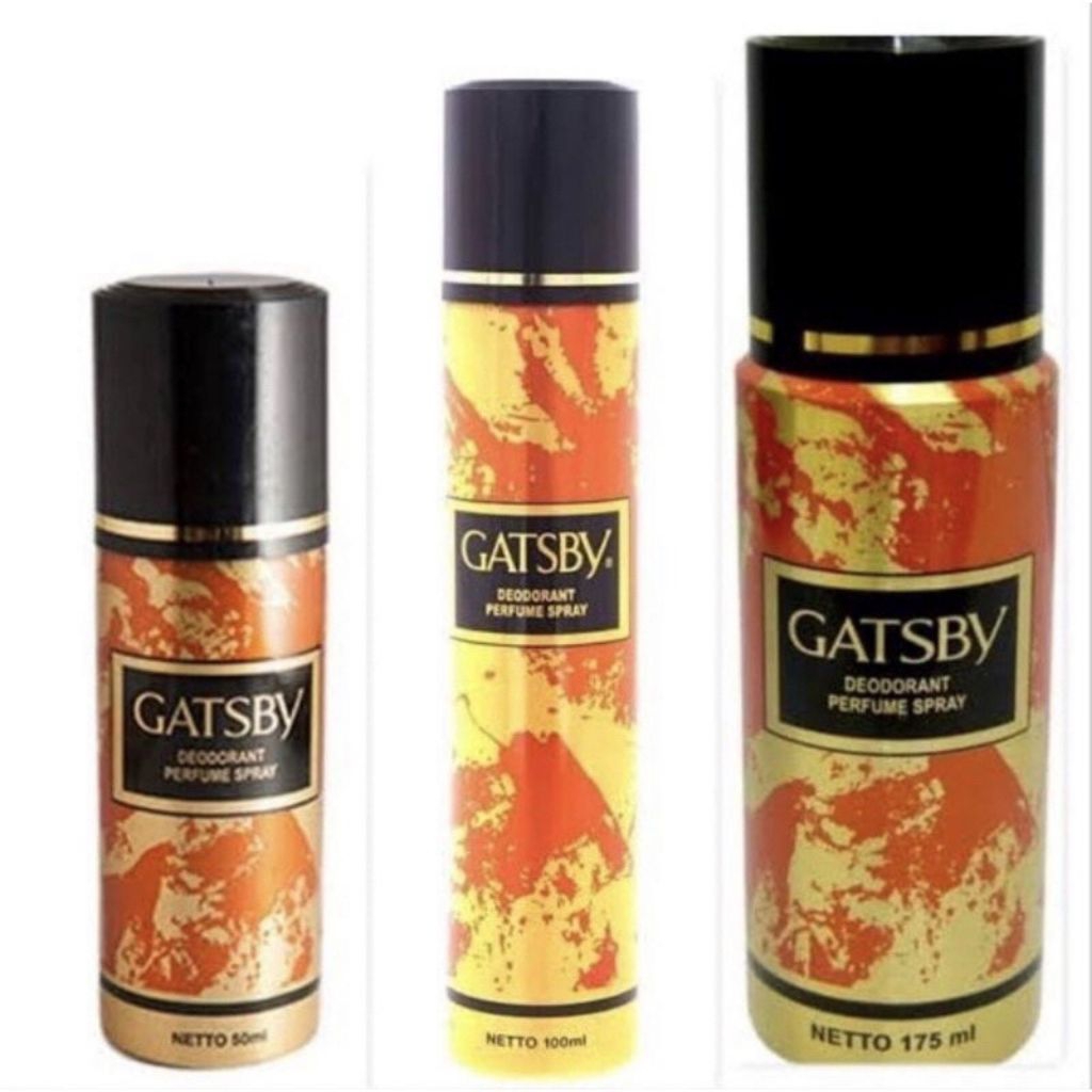 Gatsby parfum deodorant spray kemasan kaleng 50 / 175 ml