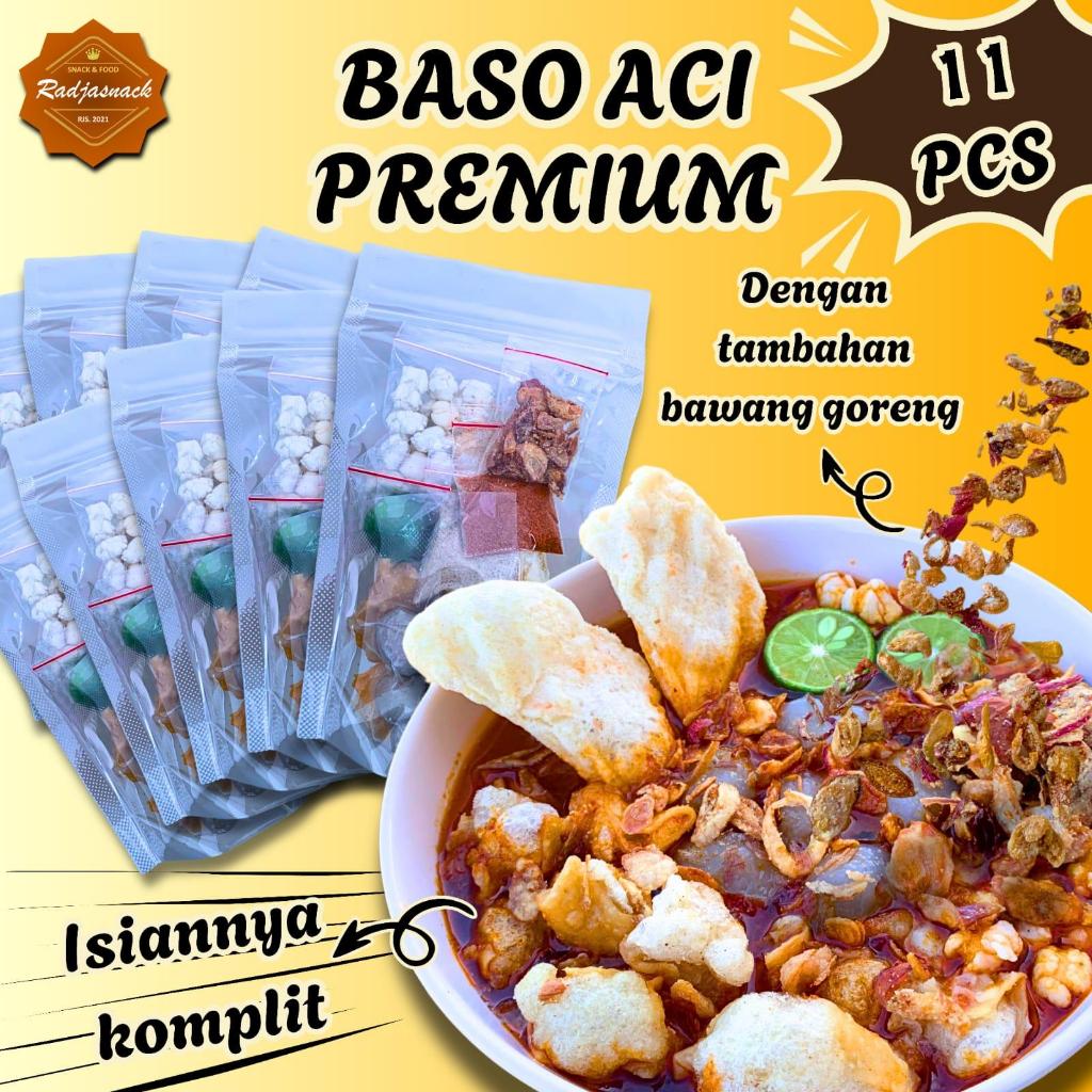 

BASO ACI 11 PCS SUPER PREMIUM EXTRA BAWANG GORENG RADJASNACK food