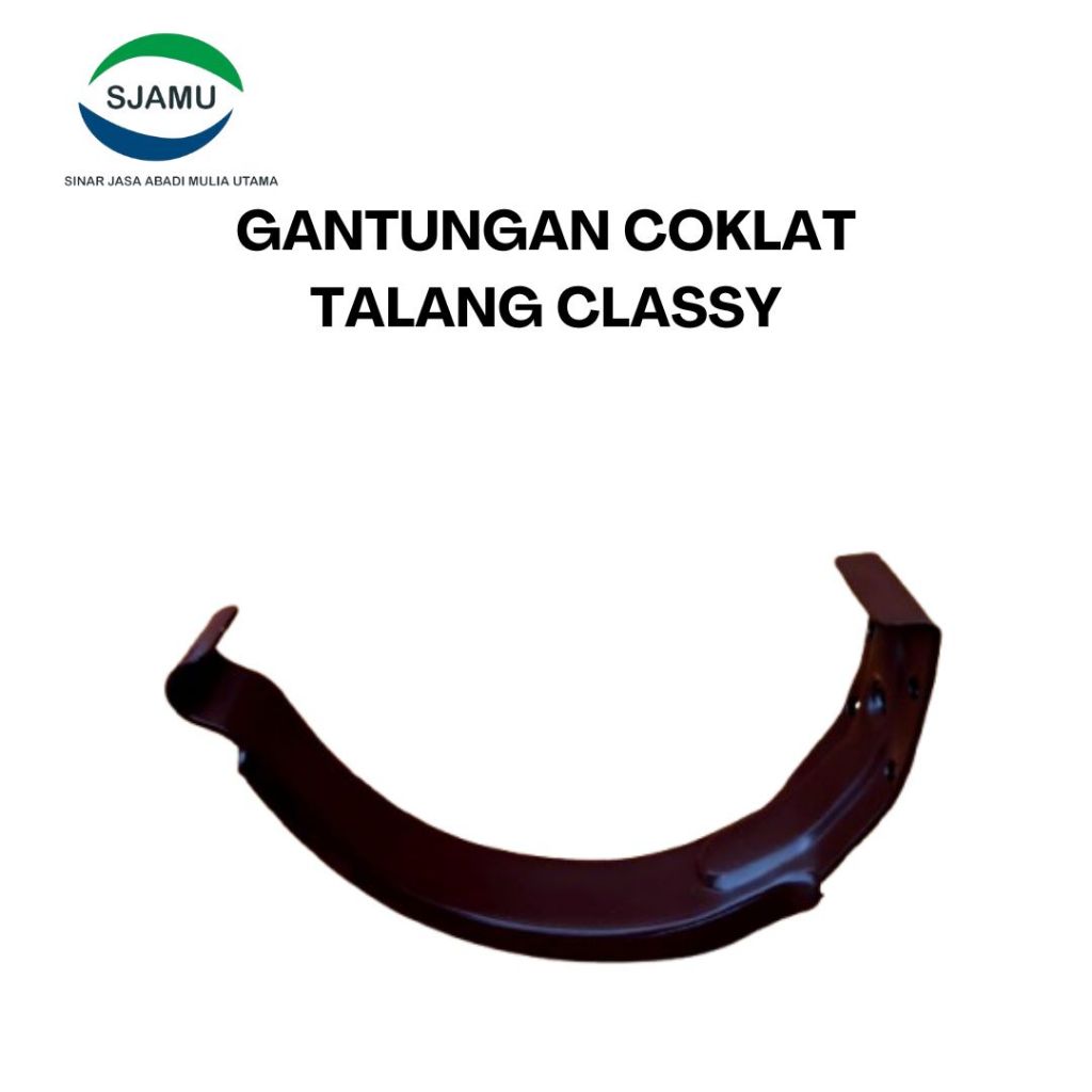 Aksesoris Talang Air Rumah (SJAMU Talang Metal) Gantungan Talang Classy Coklat