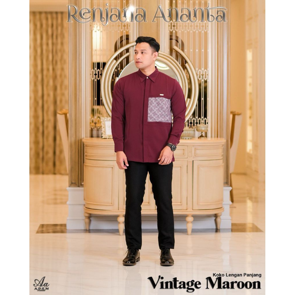 A.D.E.N KOKO RENJANA ANANTA LENGAN PANJANG BY ADEN HIJAB