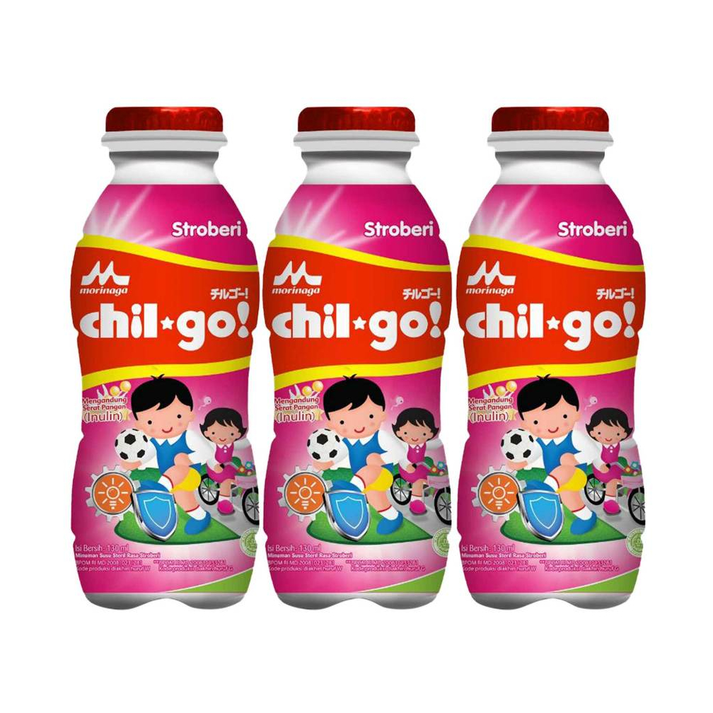 

3Pcs Chil Go Strawberry 130 Ml
