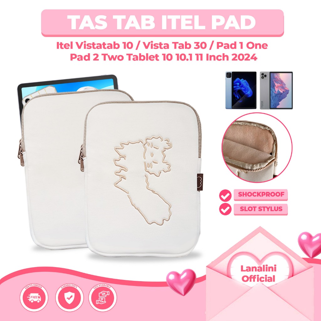 Tas Tablet Tab Itel Vistatab 10 / Vista Tab Pro 30 / Pad 1 One / Pad 2 Two Tablet 10 10.1 10,1 11 13