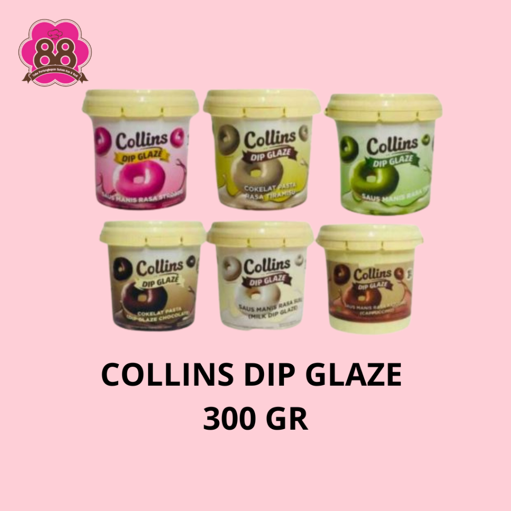 

COLLINS DIP GLAZE TOPPING 300 GR