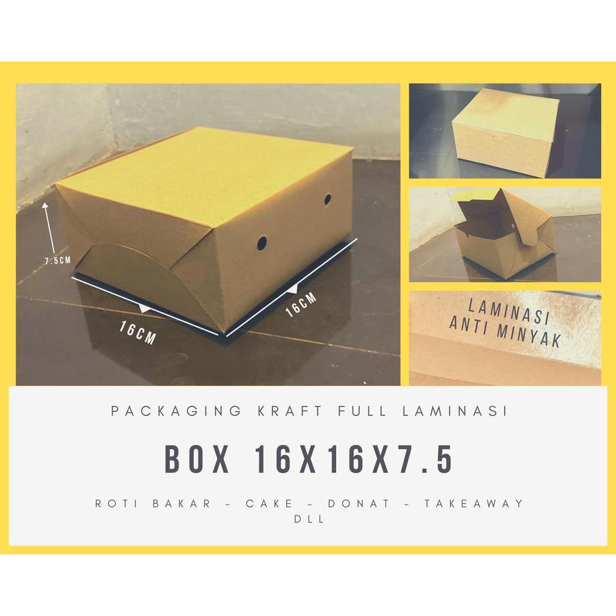 

Box Kotak Coklat Polos Catering Makan Snack Dus Donat Jadul Box Lunch Serbaguna Makan Snack
