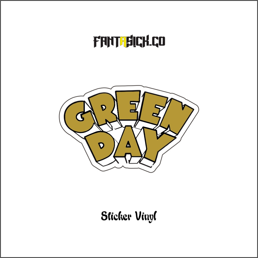 

Sticker Band Greenday Stiker Hp Stiker Laptop Stiker Helm Stiker Gitar Stiker Tahan Air Vinyl