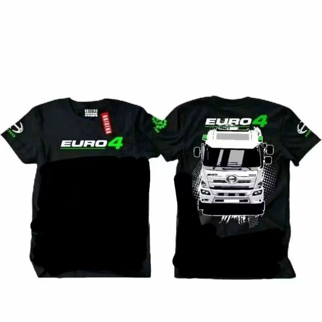 KAOS TRUCK HINO EURO 4 // KAOS OTOMOTIF TRUK HINO EURO 4 // KAOS TRUK HINO EURO 4