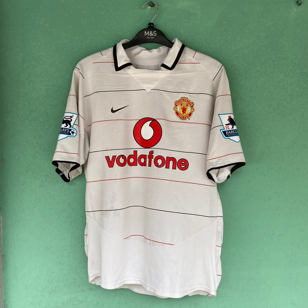 jersey original manchester united away 04/05 ronaldo
