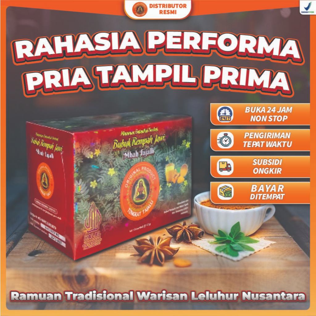 

1 Box ISI 10 Saset Jamu Rempah Tongkat Tajalli Rahasia Prima Penuh Performa