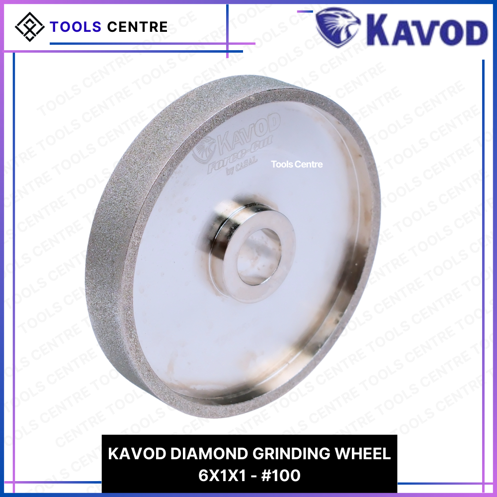 Kavod Diamond Grinding Wheel 6X1X1 | #60, #80, #100, #120, #320, #600, #1000, #2000 | Roda Gerinda P