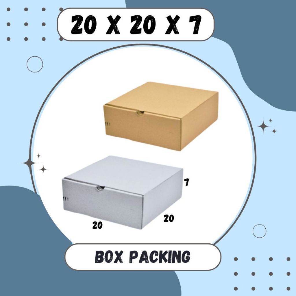 

Kardus Pizza 20x20x7 DC LD Box Dus Packing Kotak Kemasan Karton Pizza Souvenir Hampers Sparepart Minyak Wangi Kosmetik