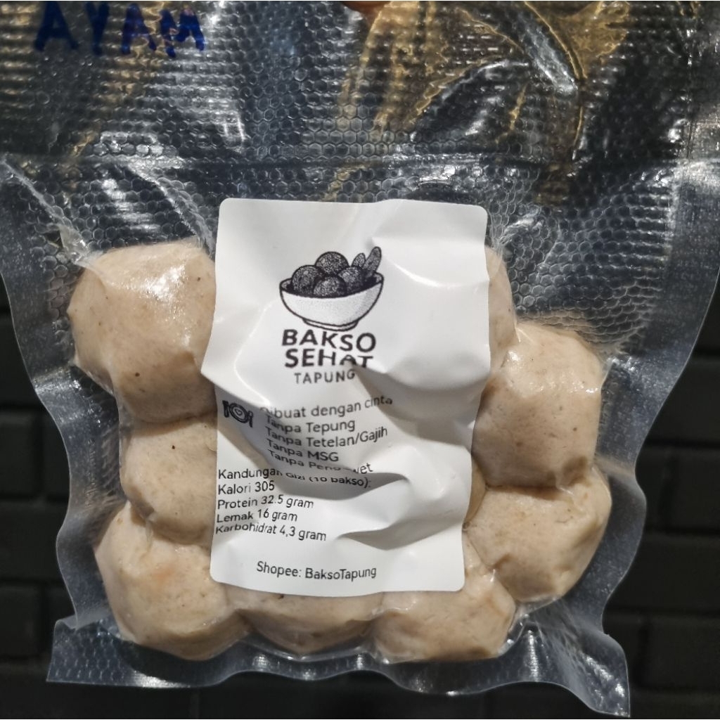 

BAKSO AYAM KENYAL TANPA TEPUNG TANPA PENGAWET ISI 10/20