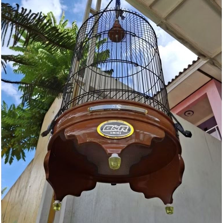 TEBOK LOVEBIRD PVC BNR FEAT SMMI NATURAL HITAM/COKLAT
