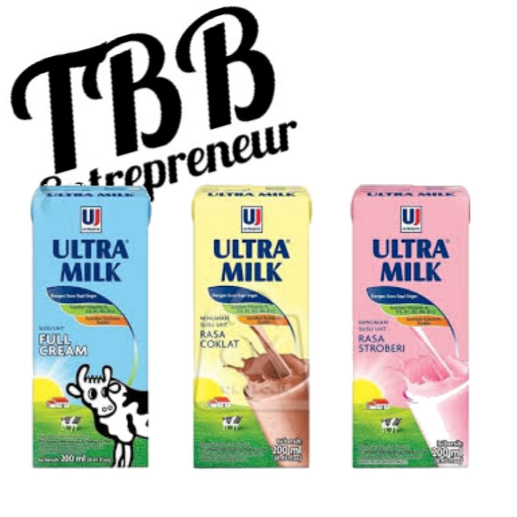 

SUSU ULTRAMILK 200 DAN 250 ml