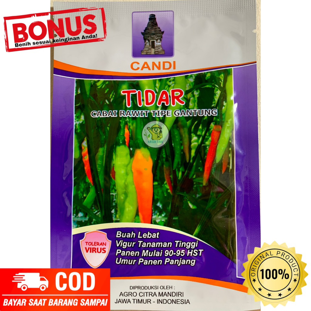 

Cabai Rawit TIDAR Cap Candi