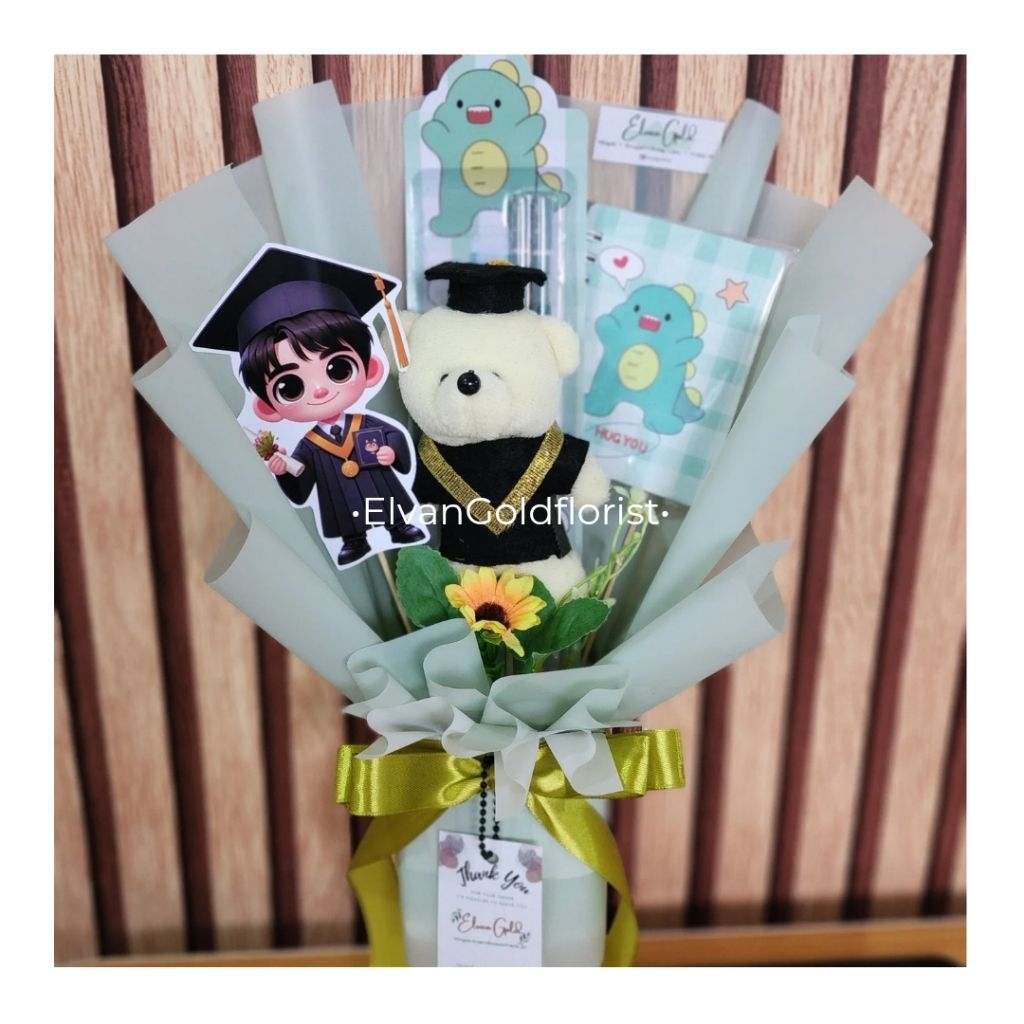 BUKET BONEKA WISUDA ALAT TULIS BUKET BANDUNG
