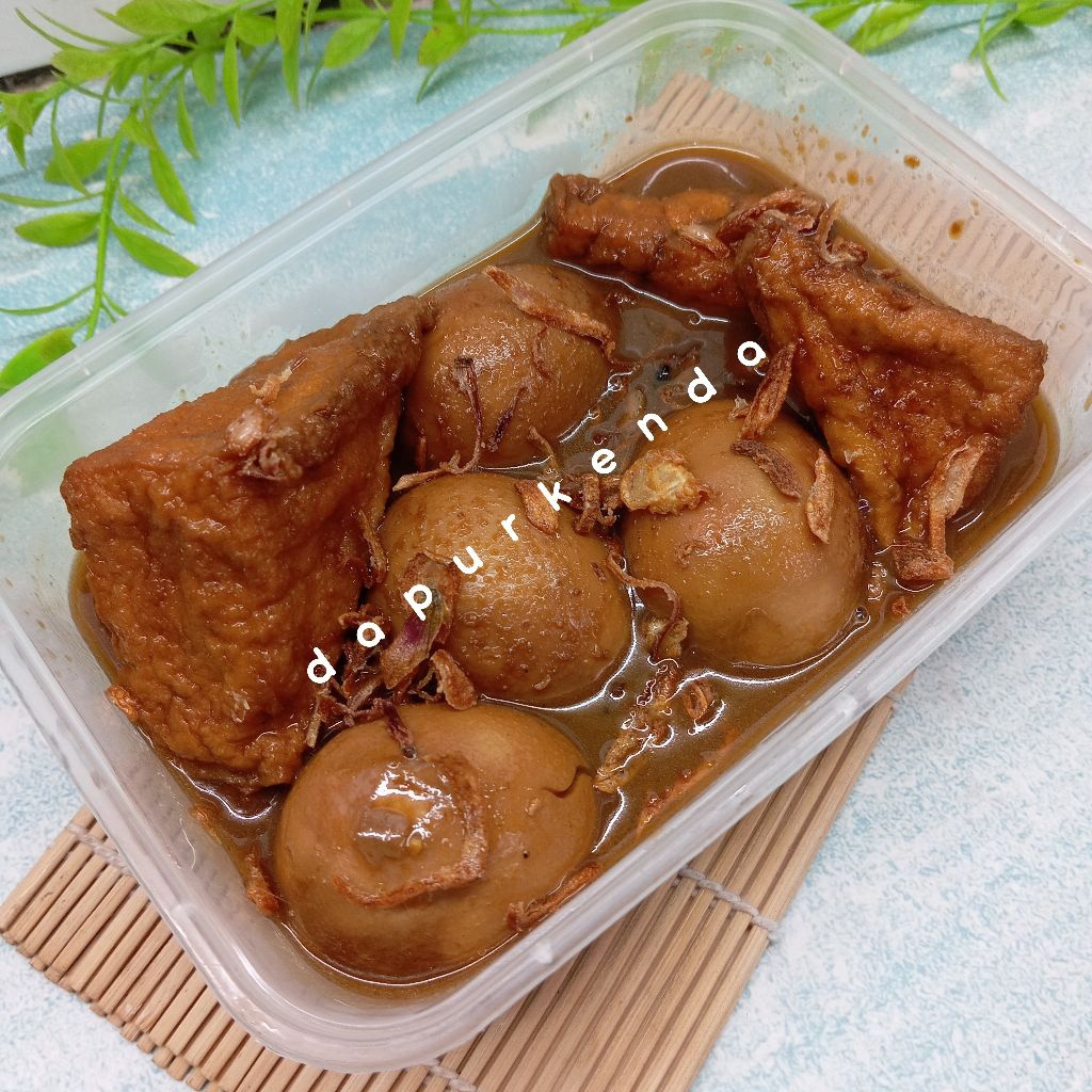 

Semur Telur Tahu (4 Telur 4 Tahu) / Masakan Matang / Makanan Siap Saji / Menu Telur Tahu Semur