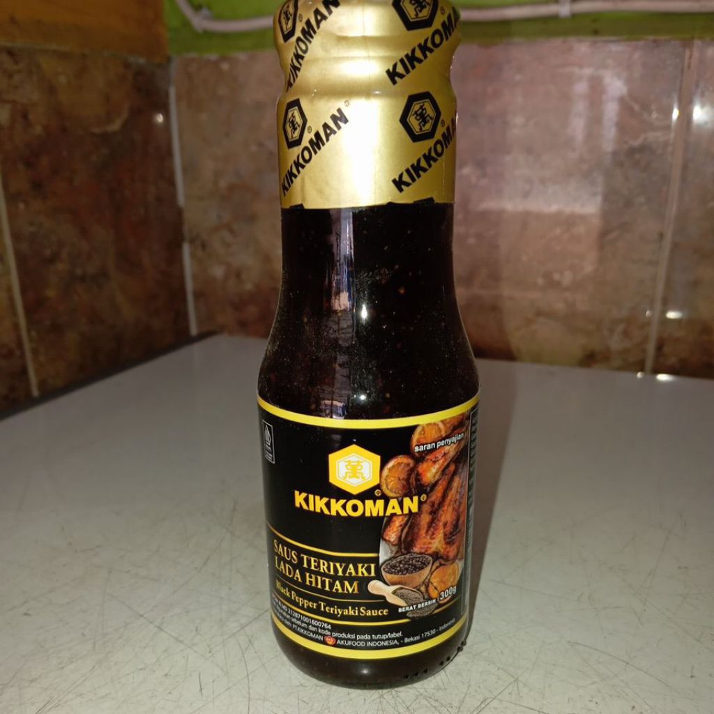 

saus tiram lada hitam kikkoman