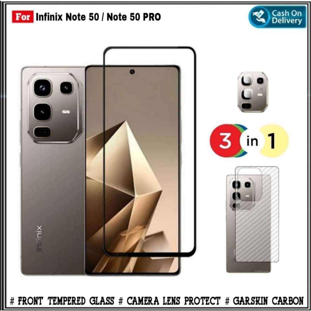 Paket 3IN1 INFINIX Note 50 50 Pro Hot 60i 50i 50 4G/5G 50 Pro 4G GT 20 PRO 10 PRO HOT 30i 30 PRO 40 