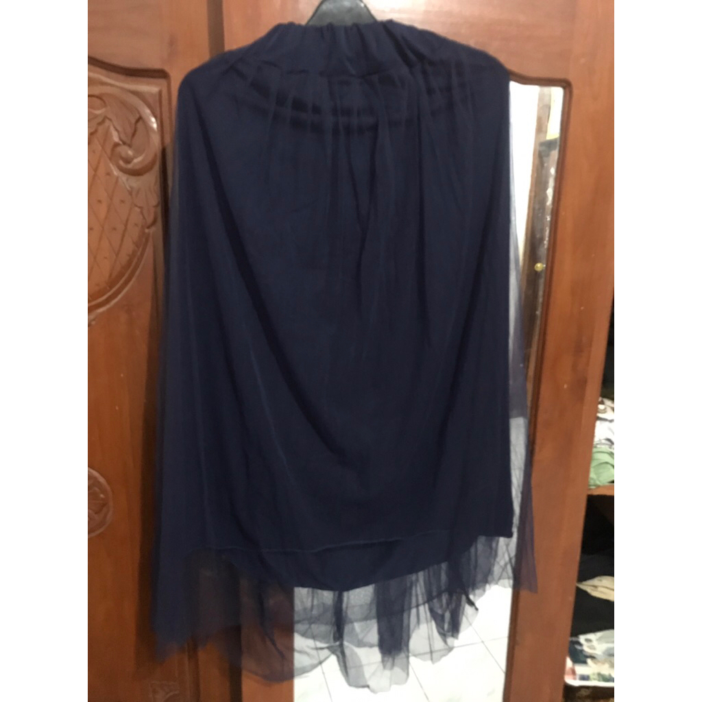 PL rok tutu navy
